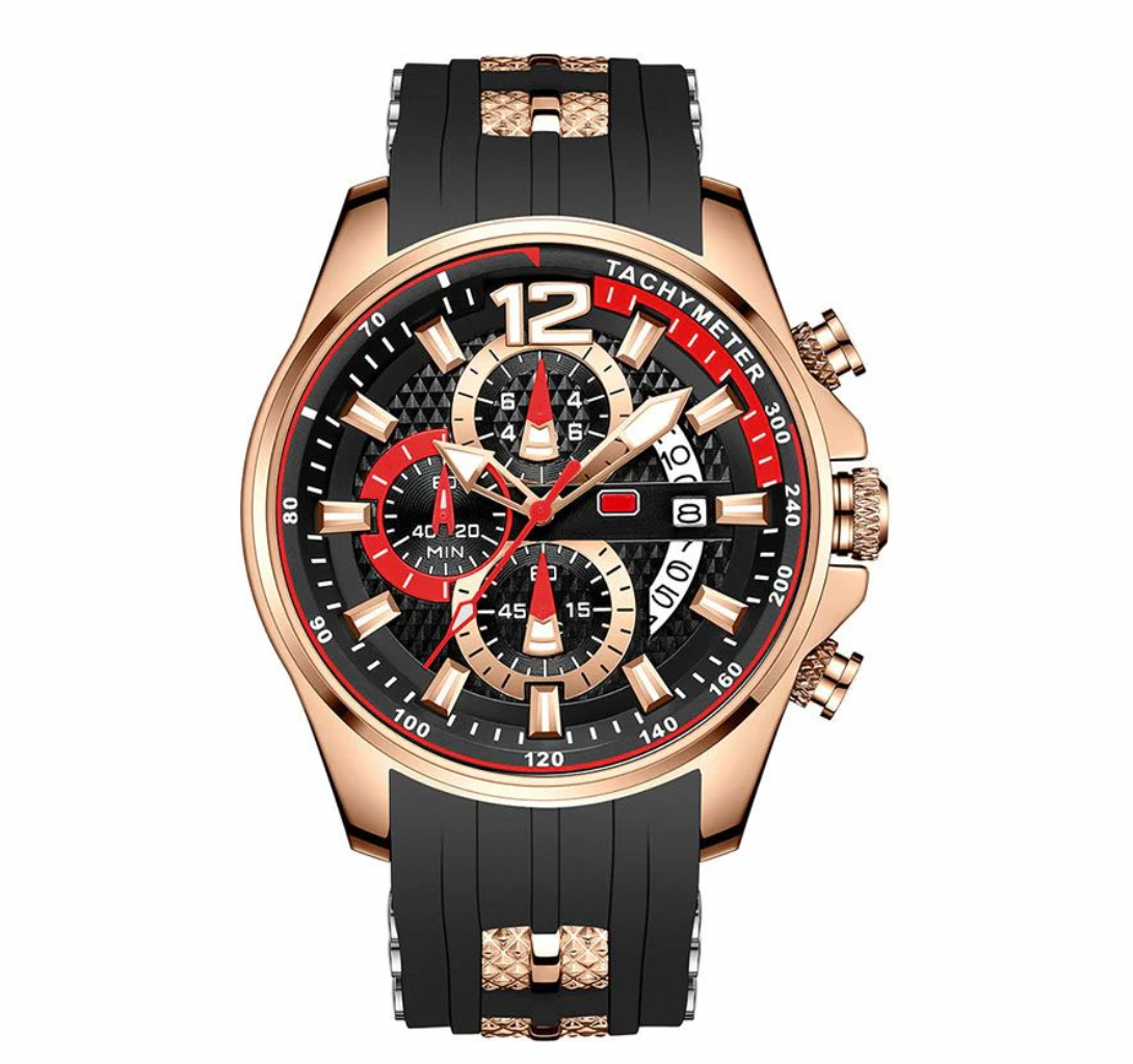 Men's Waterproof Fashion Sports Watch with Luminous