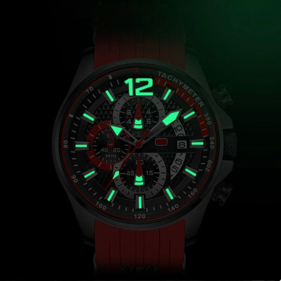 Men's Waterproof Fashion Sports Watch with Luminous