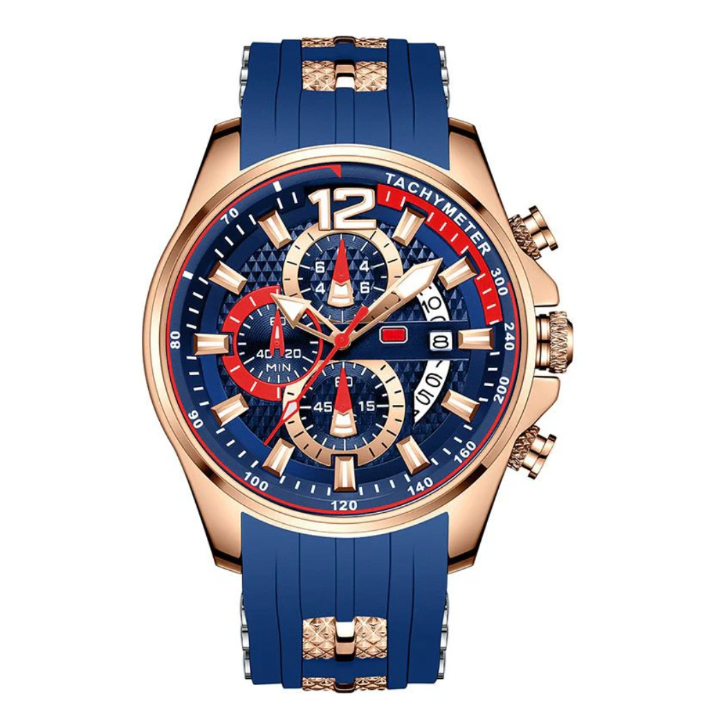 Men's Waterproof Fashion Sports Watch with Luminous