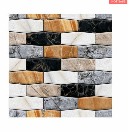 10Pcs 3D Peel and Stick Wall Tiles(12x12 inches)