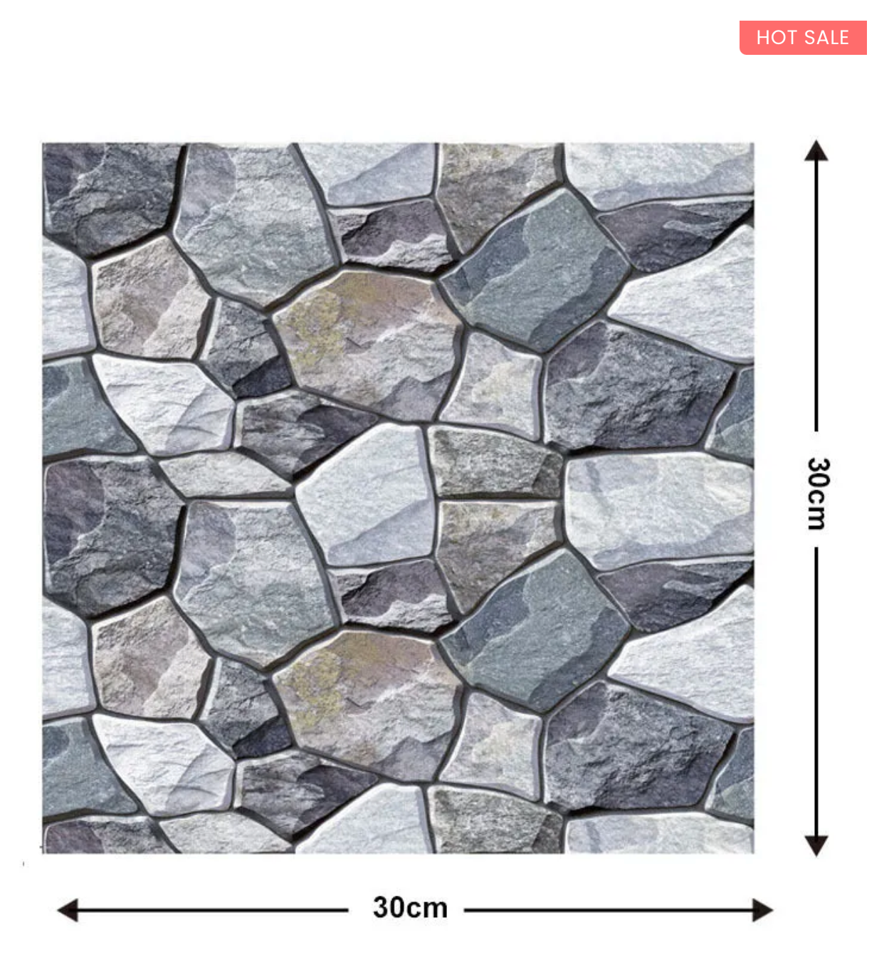 10Pcs 3D Peel and Stick Wall Tiles(12x12 inches)