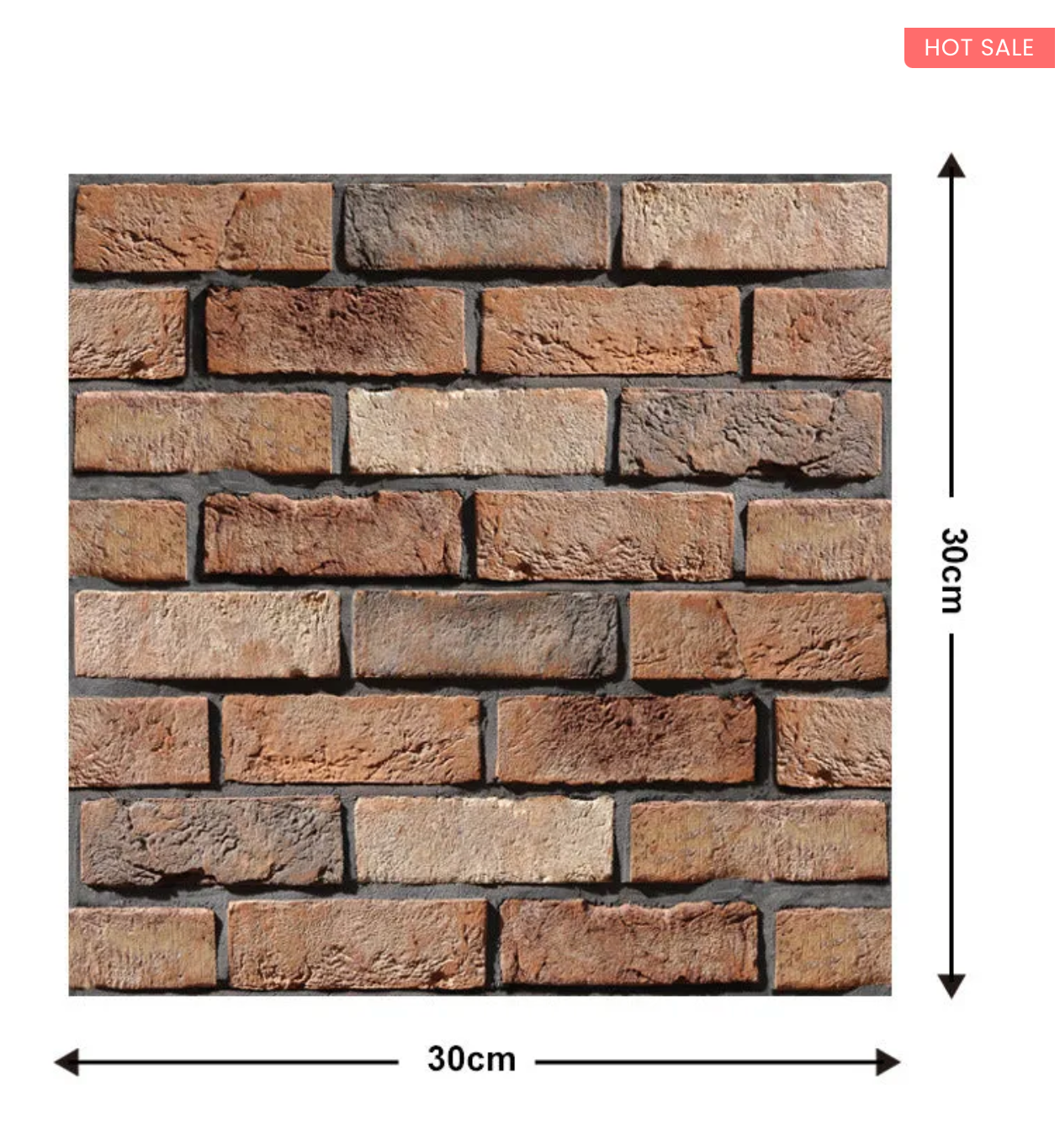 10Pcs 3D Peel and Stick Wall Tiles(12x12 inches)