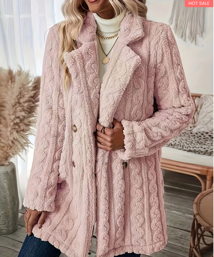 Women's Winter Textured Warm Coat