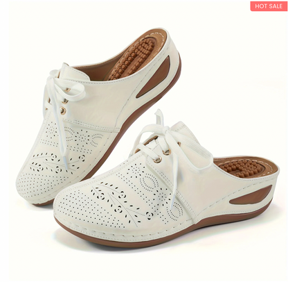 Women's Hollow Wedge Mules