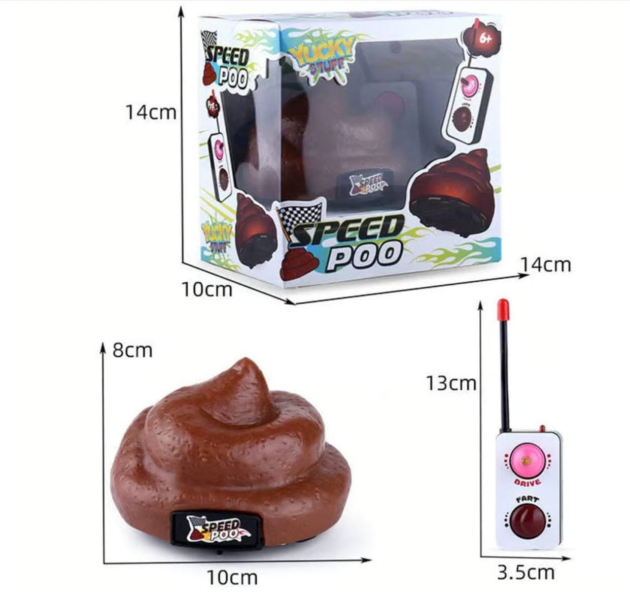 Remote Control Poop Car Toy