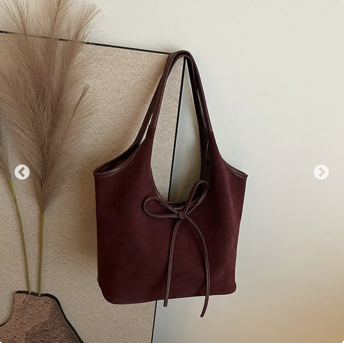 Women's Elegant Bow Decorated Shoulder Bag