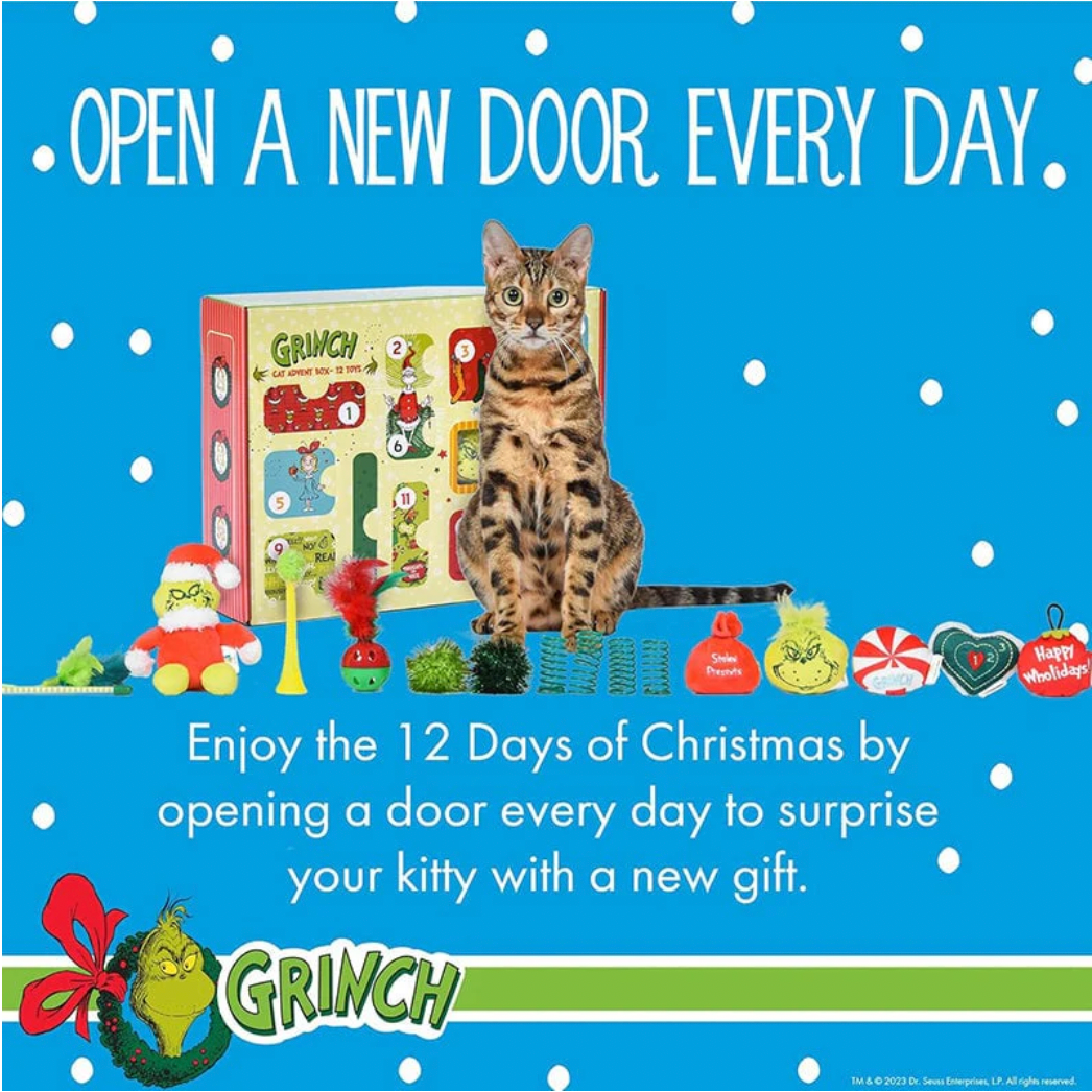 The Grinch Stole Christmas Cat Advent Box