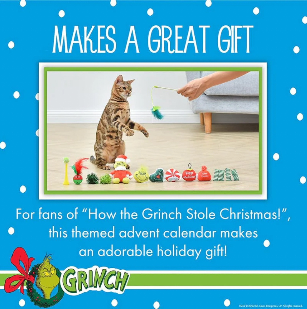 The Grinch Stole Christmas Cat Advent Box