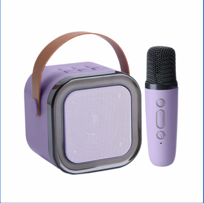 Mini Karaoke Machine with Wireless Microphones