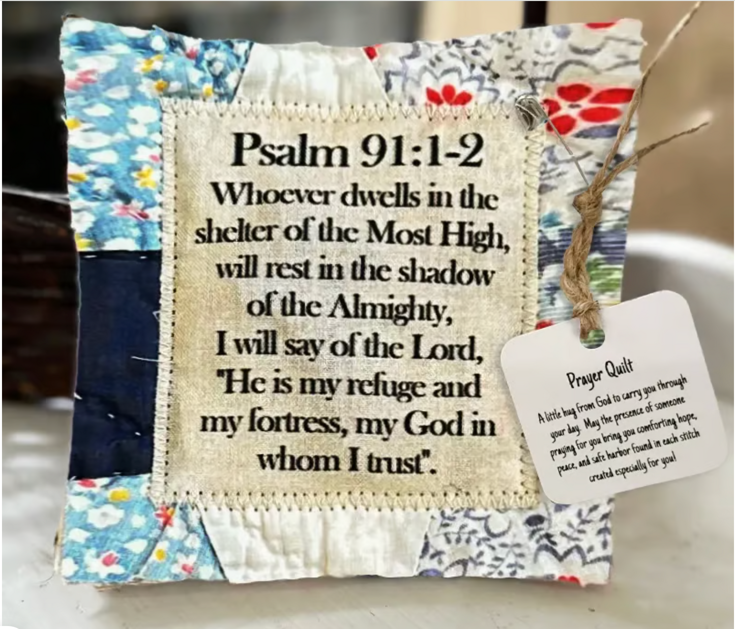 ✝️Easter Sale 49% OFF-Handmade Prayer Quilt with cross inside