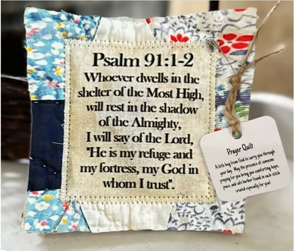 ✝️Easter Sale 49% OFF-Handmade Prayer Quilt with cross inside