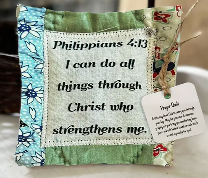 ✝️Easter Sale 49% OFF-Handmade Prayer Quilt with cross inside
