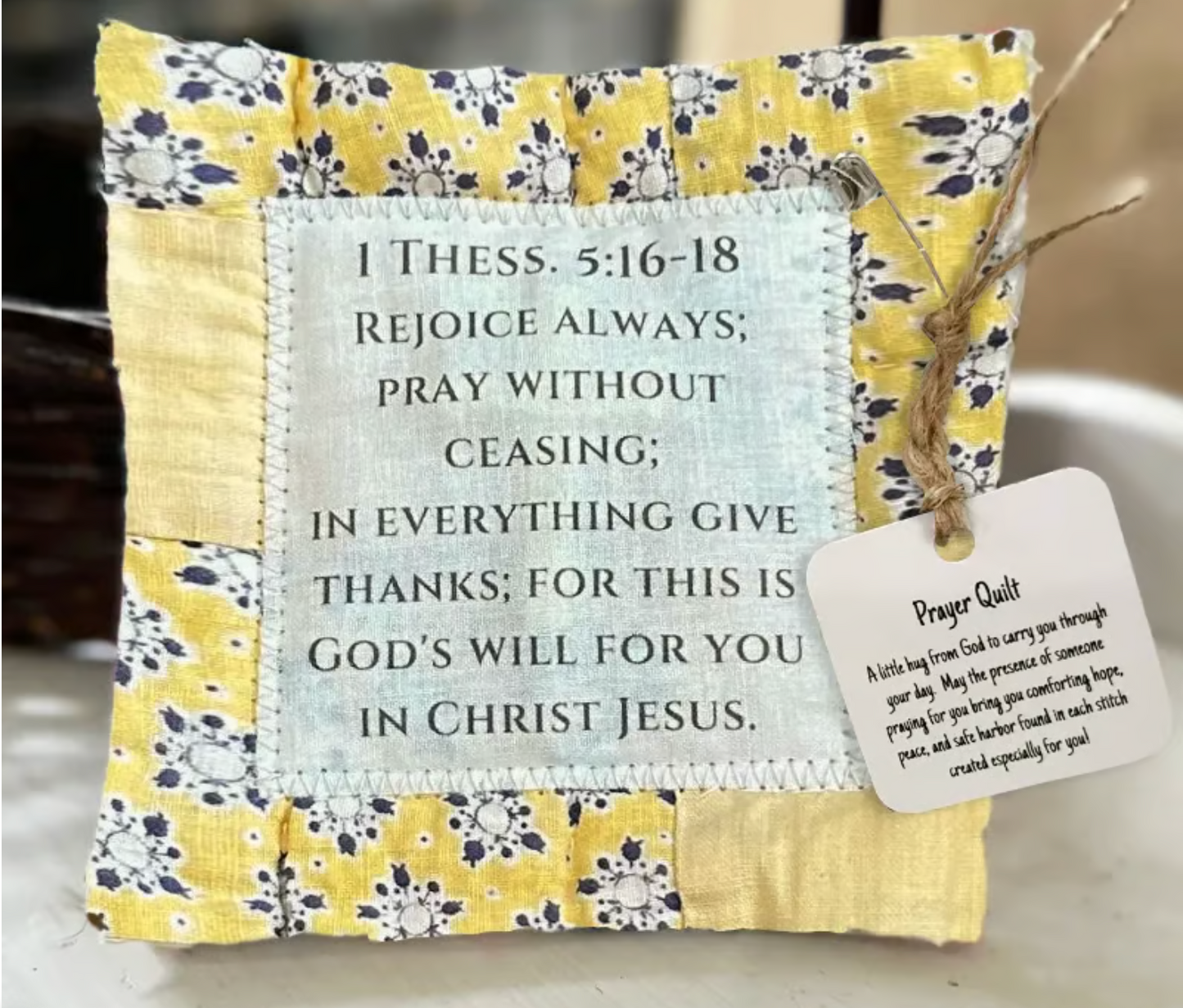 ✝️Easter Sale 49% OFF-Handmade Prayer Quilt with cross inside