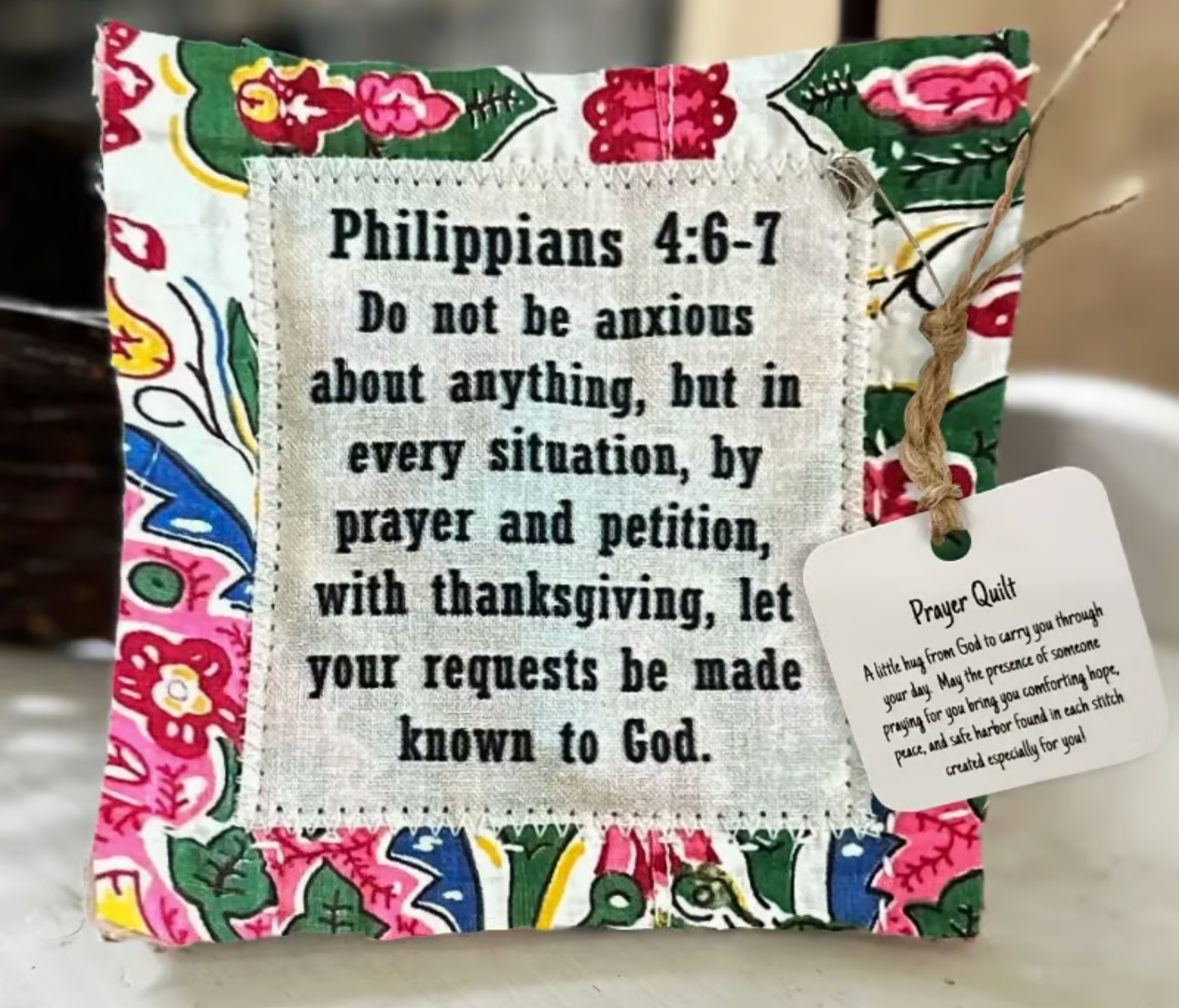 ✝️Easter Sale 49% OFF-Handmade Prayer Quilt with cross inside