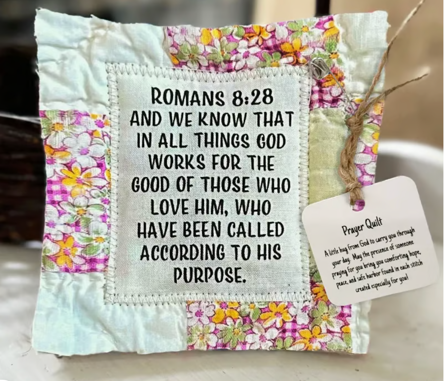✝️Easter Sale 49% OFF-Handmade Prayer Quilt with cross inside