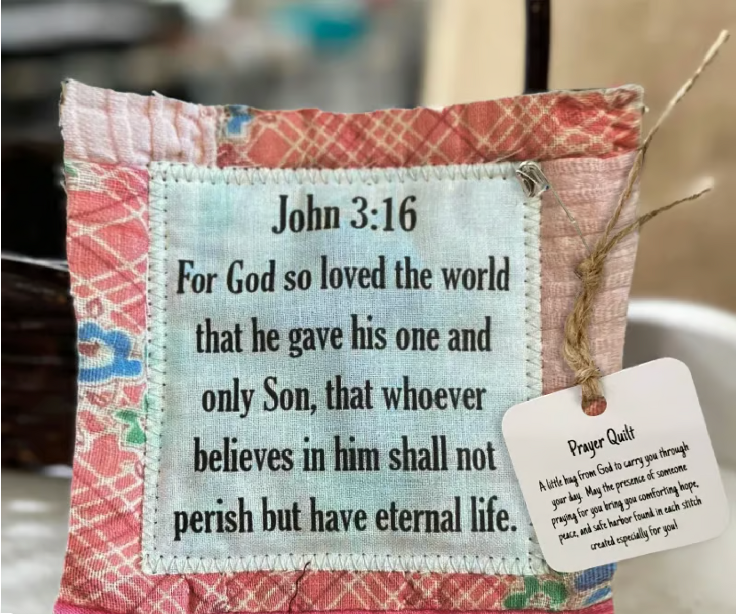 ✝️Easter Sale 49% OFF-Handmade Prayer Quilt with cross inside