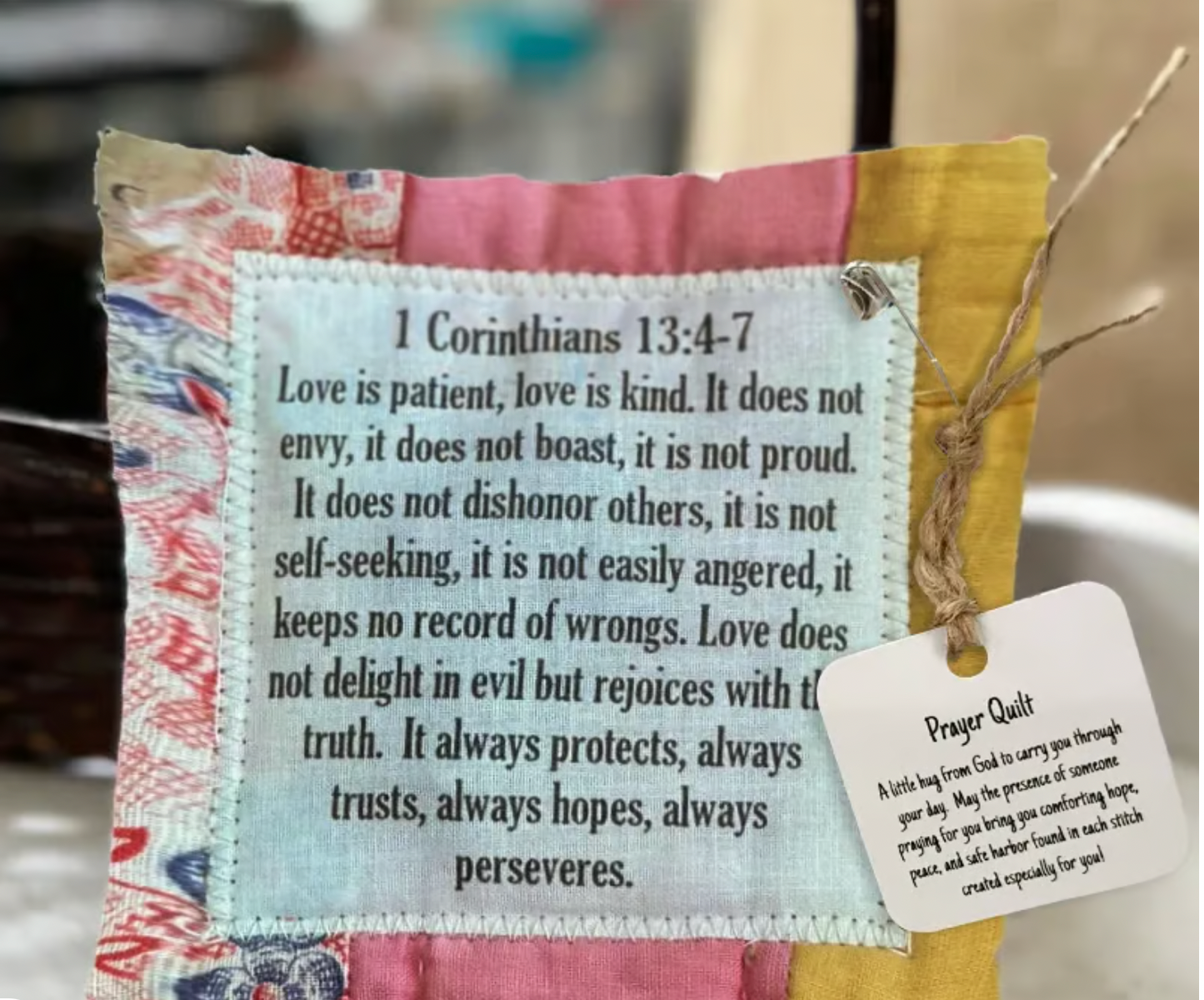 ✝️Easter Sale 49% OFF-Handmade Prayer Quilt with cross inside