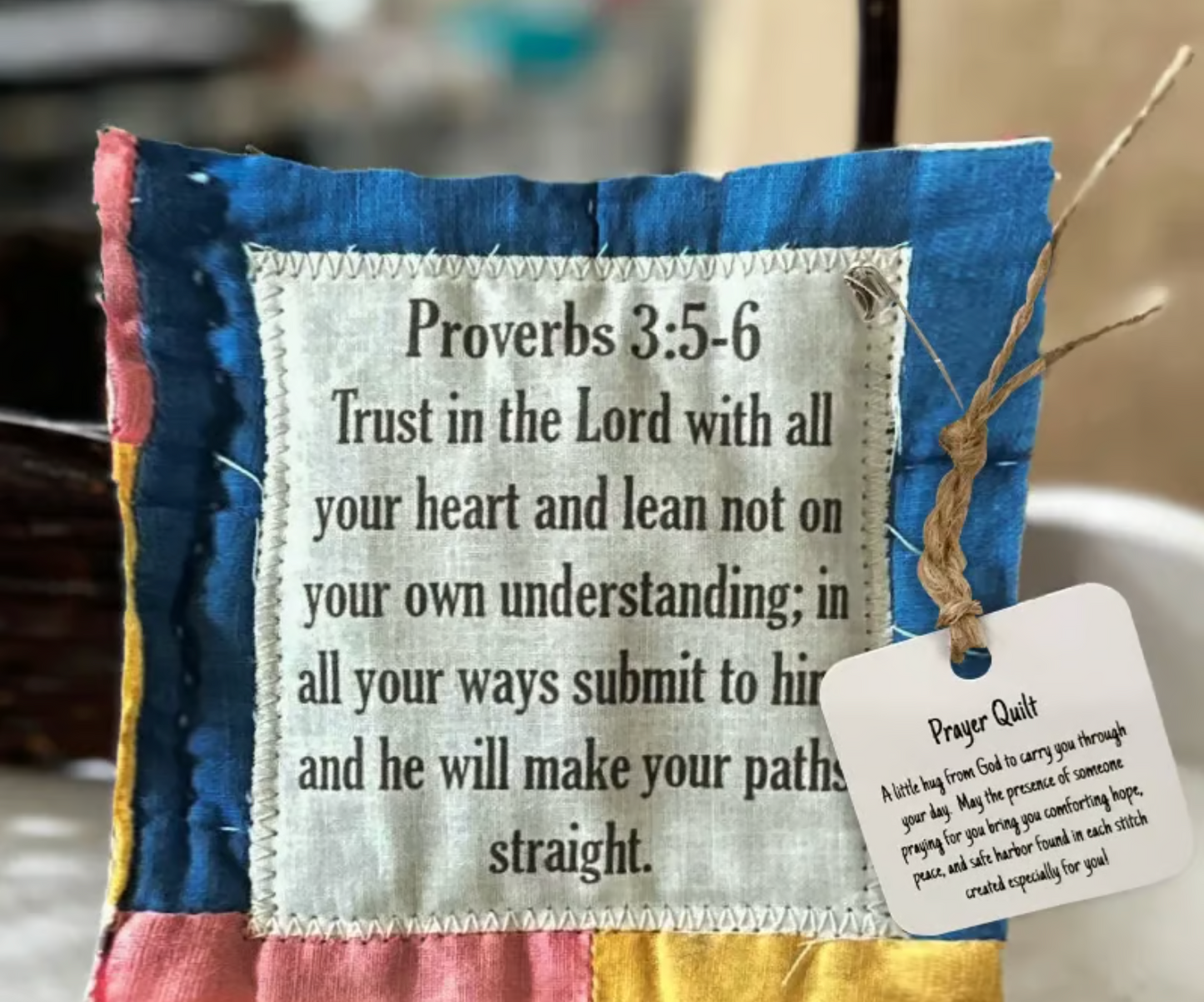 ✝️Easter Sale 49% OFF-Handmade Prayer Quilt with cross inside