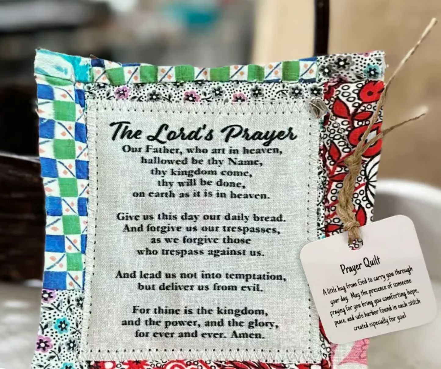 ✝️Easter Sale 49% OFF-Handmade Prayer Quilt with cross inside