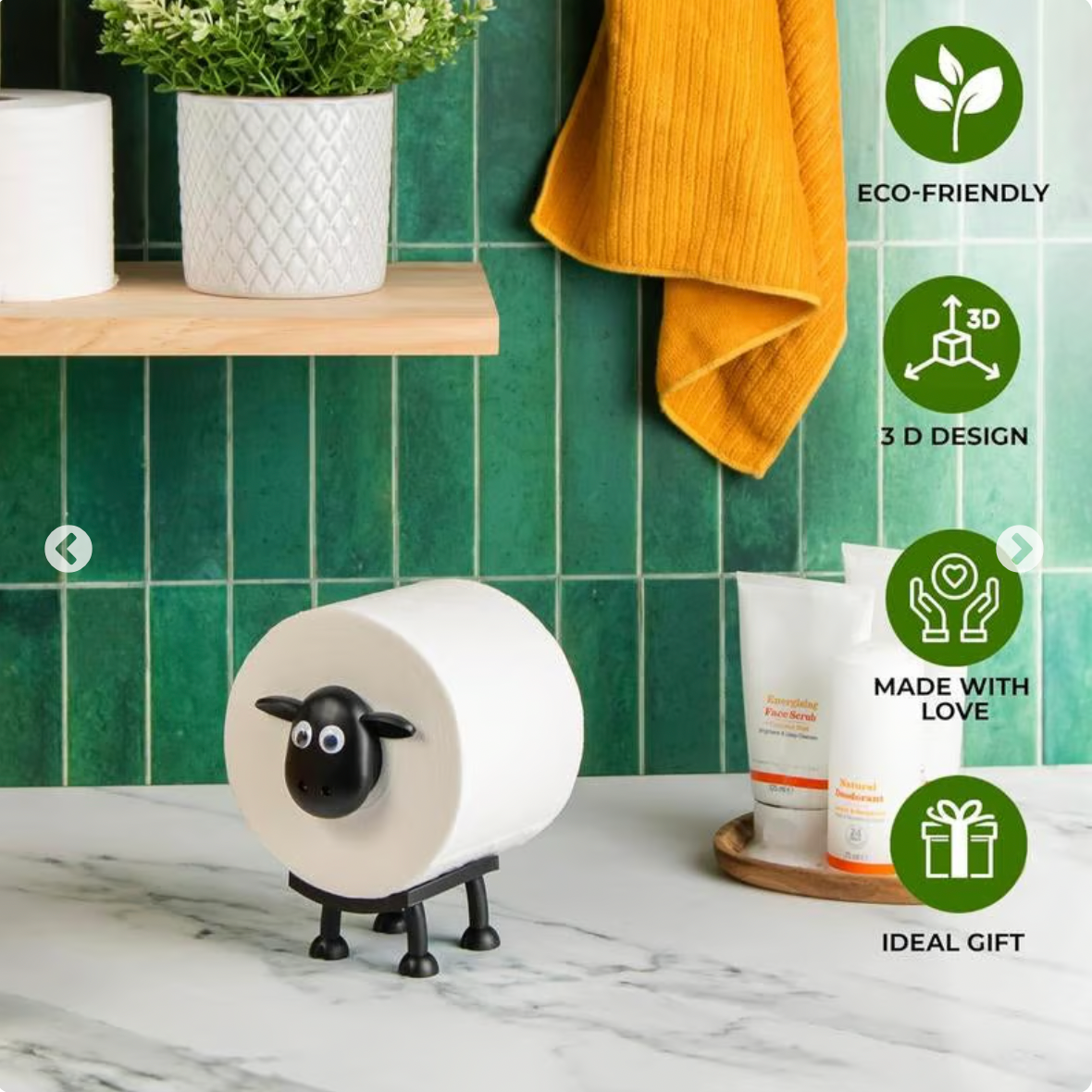 🎁 Sheep Toilet Roll Holder
