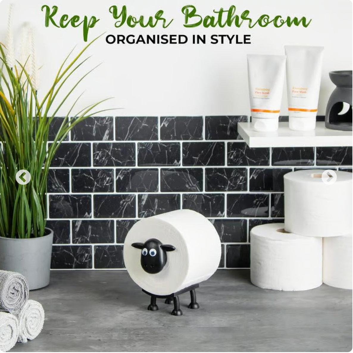 🎁 Sheep Toilet Roll Holder