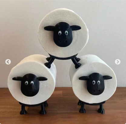 🎁 Sheep Toilet Roll Holder