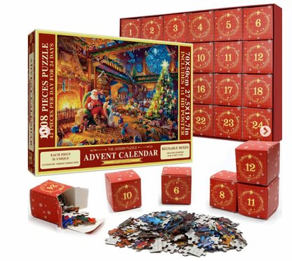 Advent Calendar For Christmas Puzzles