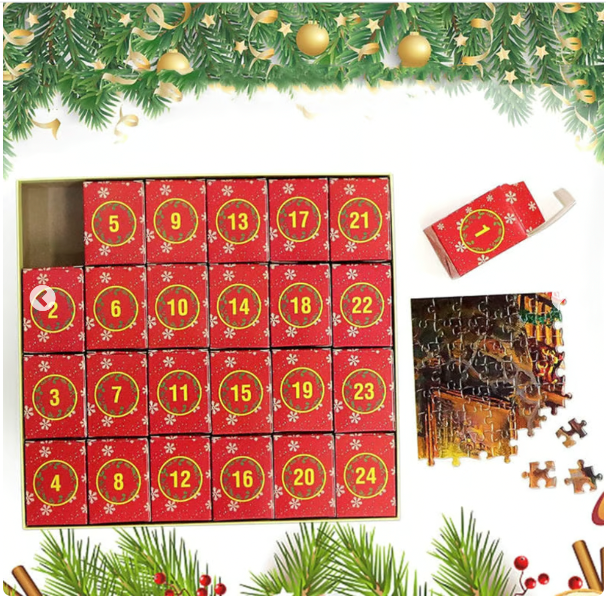 Advent Calendar For Christmas Puzzles