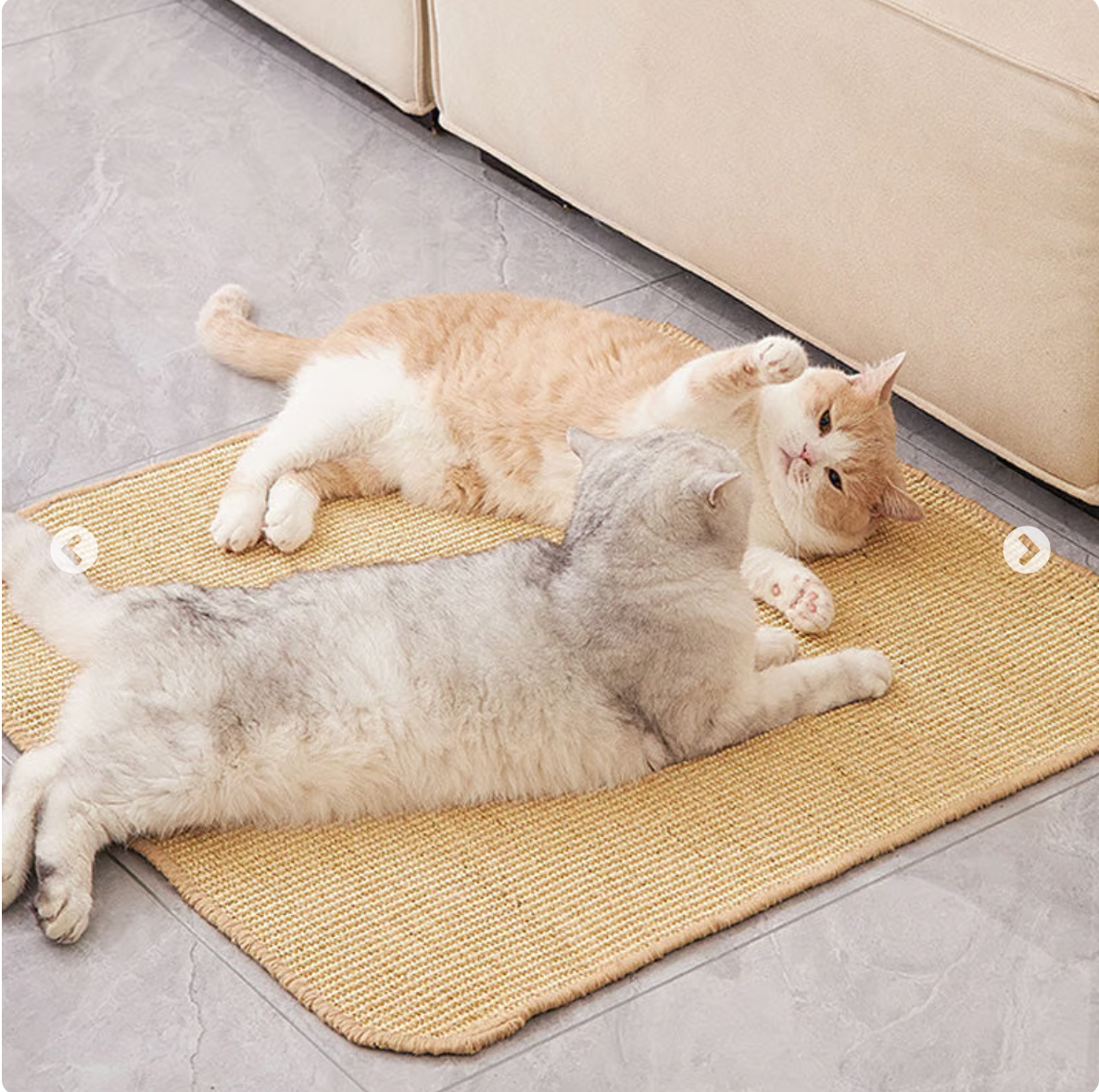 Natural Sisal Cat Scratcher Mat