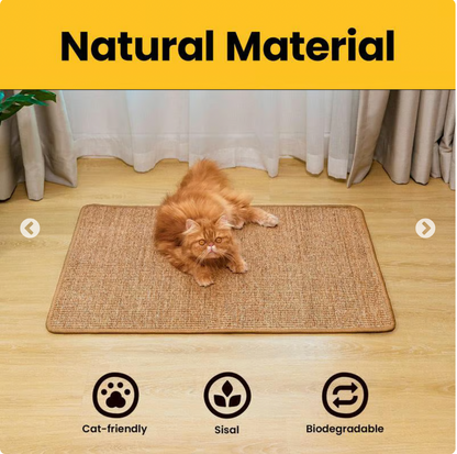 Natural Sisal Cat Scratcher Mat