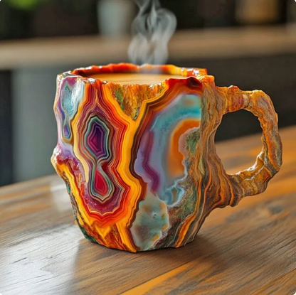 🔥 Last Day Sale Price | 🎁 🥃2024 New Mineral Crystal Coffee Mugs