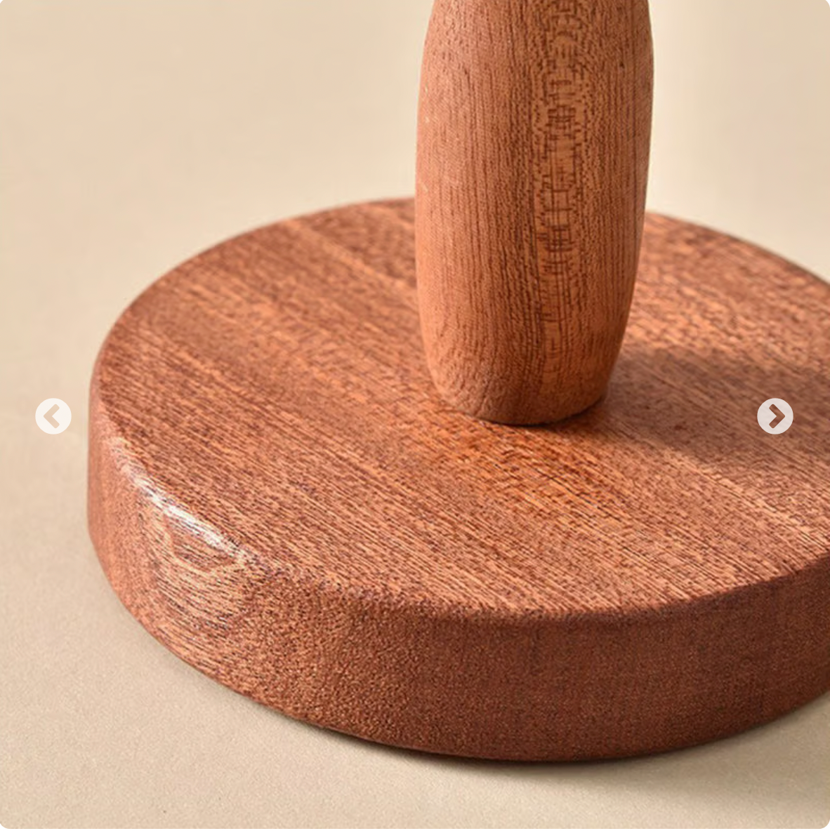 Wooden Leaves Design Coaster