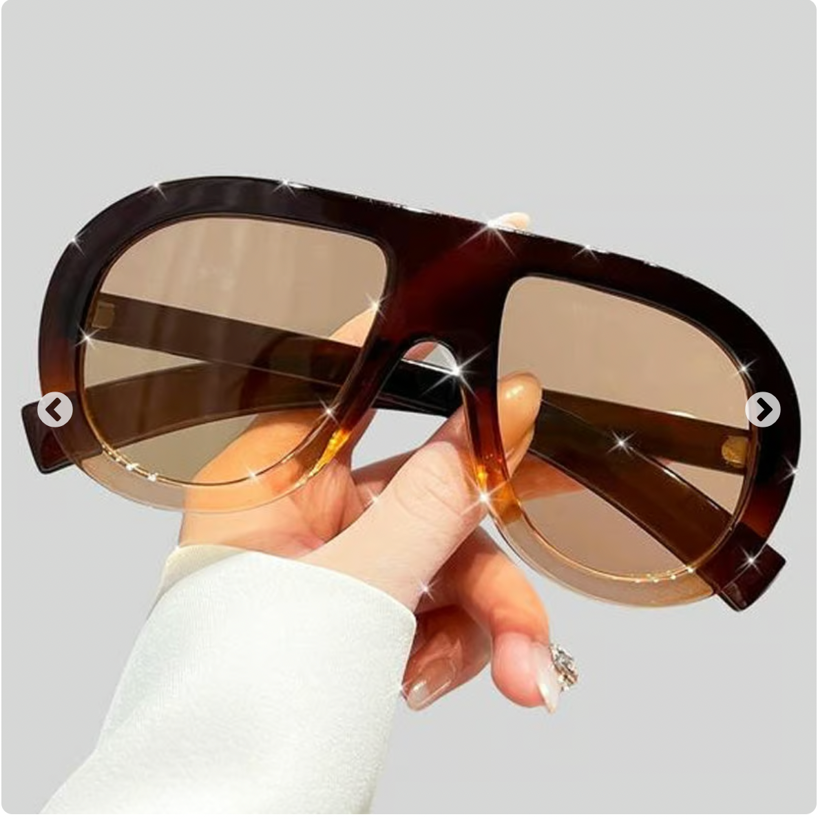 Women's Ombre Oval Tinted Sunglasses