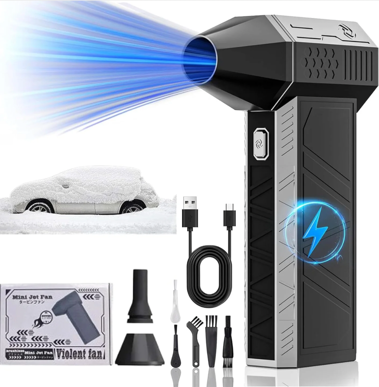 🔥 Last Day Sale Price | Snow Whiz LED Snow Turbo Blower