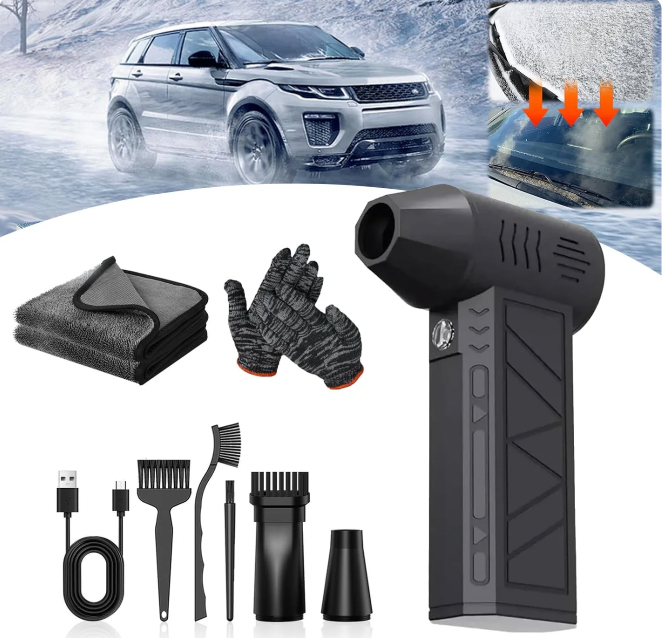 🔥 Last Day Sale Price | Snow Whiz LED Snow Turbo Blower