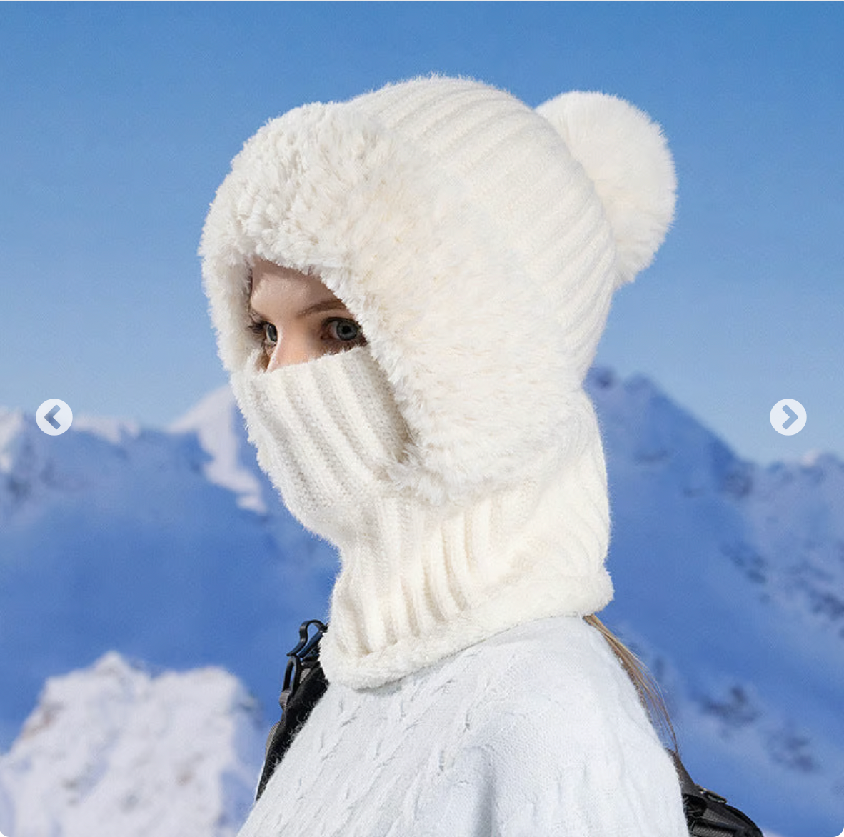 Women's Knitted Hat In Autumn And Winter