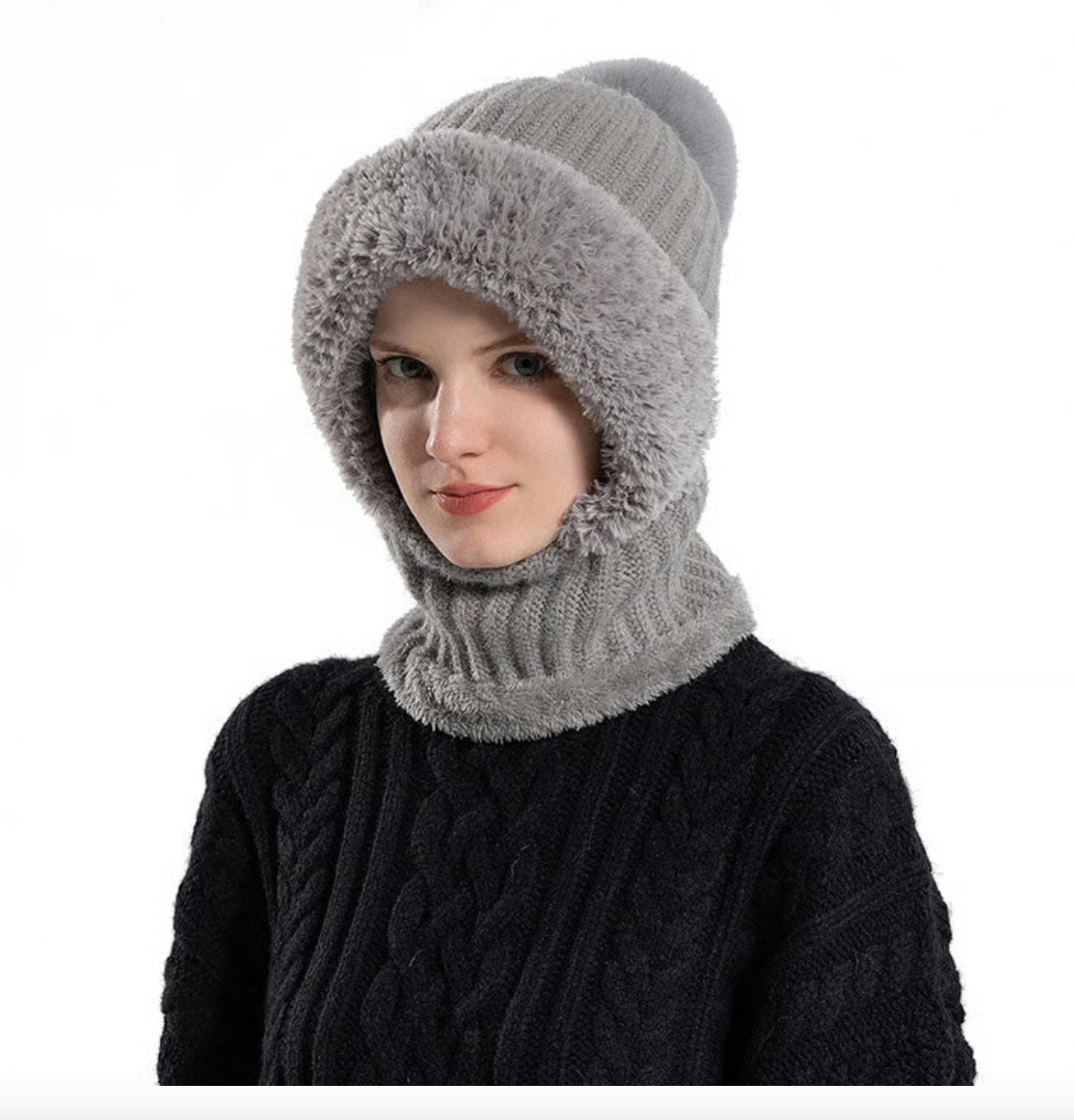 Women's Knitted Hat In Autumn And Winter