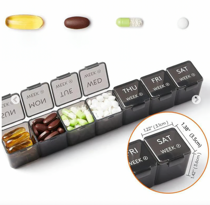 Pill Organizer (28 compartments)