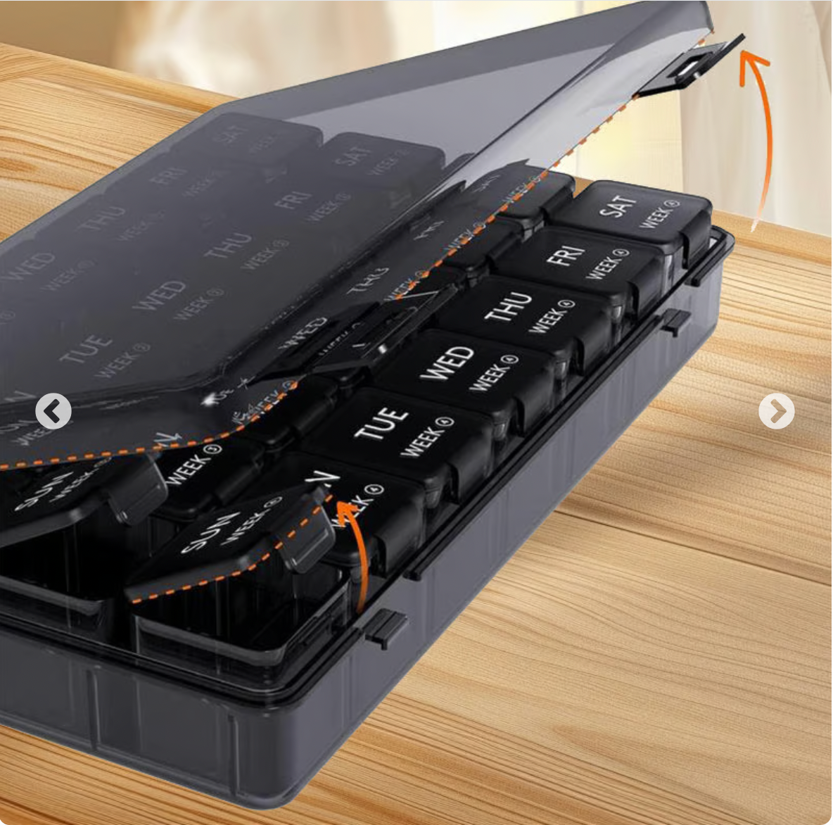 Pill Organizer (28 compartments)