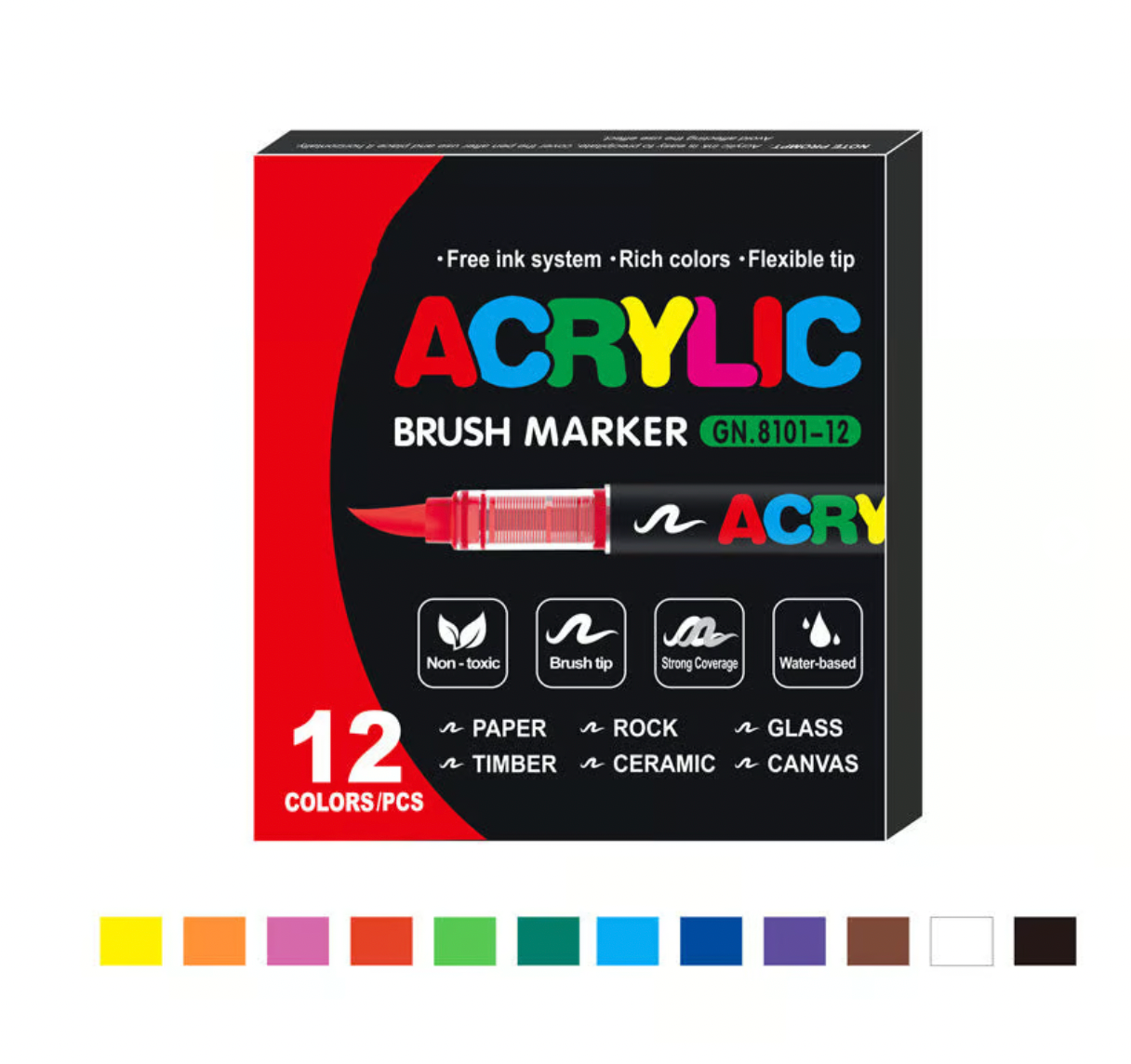 Straight Liquid Acrylic Marker