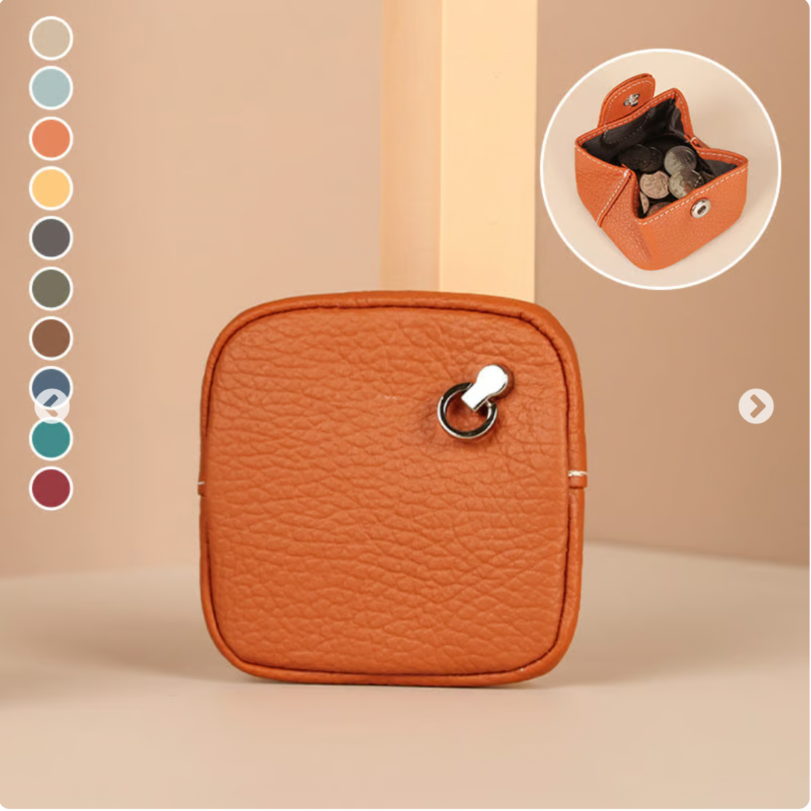 Solid Color Mini Coin Purse