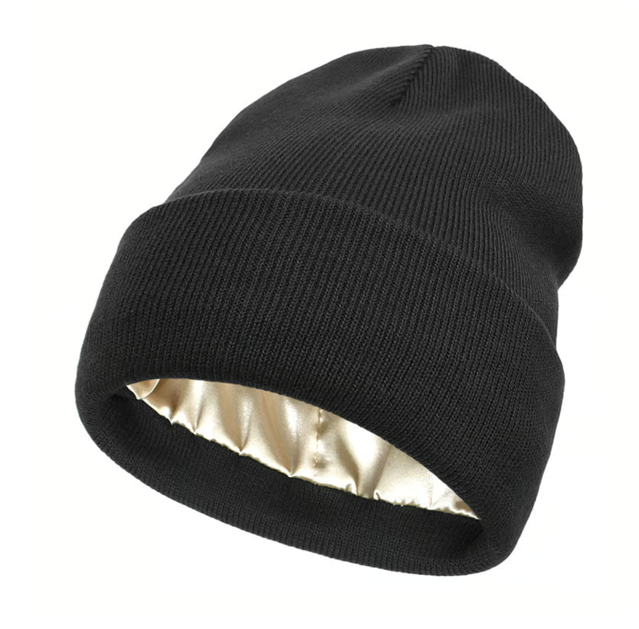 Solid Color Satin Lined Wool Hat