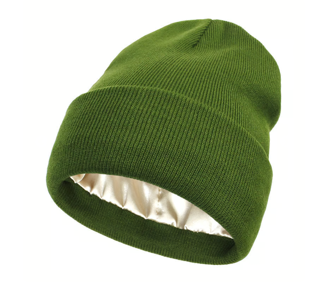 Solid Color Satin Lined Wool Hat