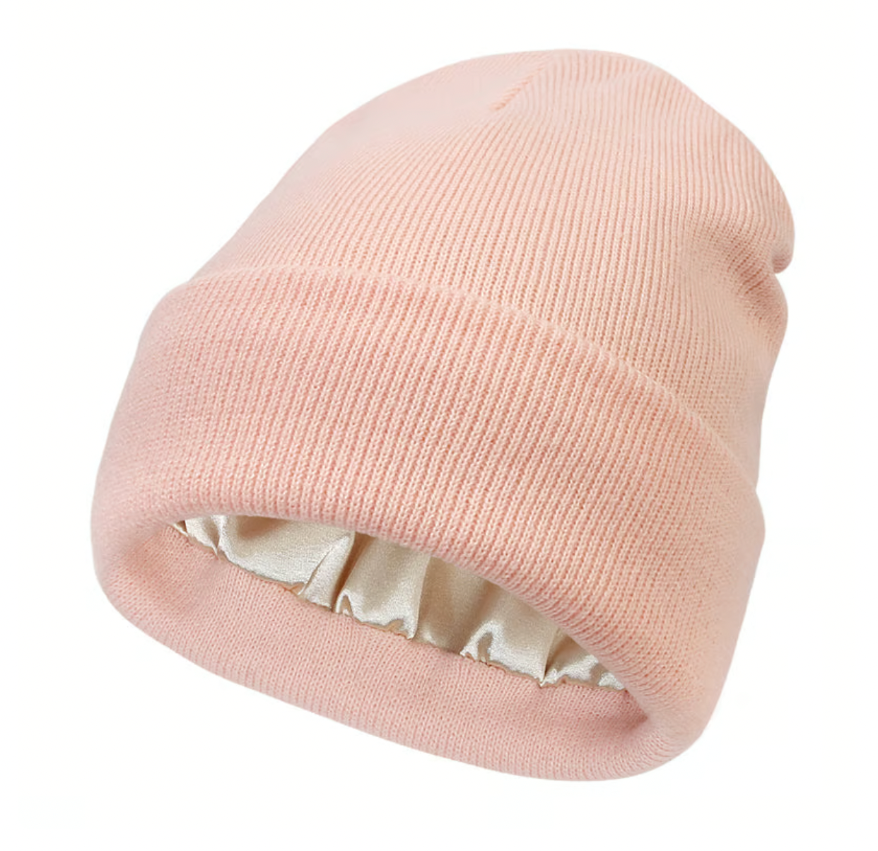 Solid Color Satin Lined Wool Hat