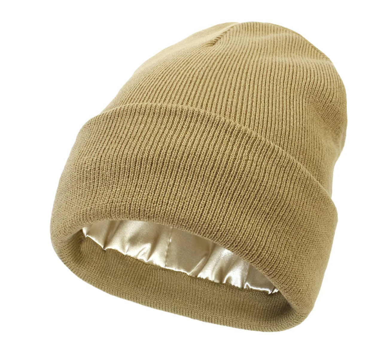 Solid Color Satin Lined Wool Hat