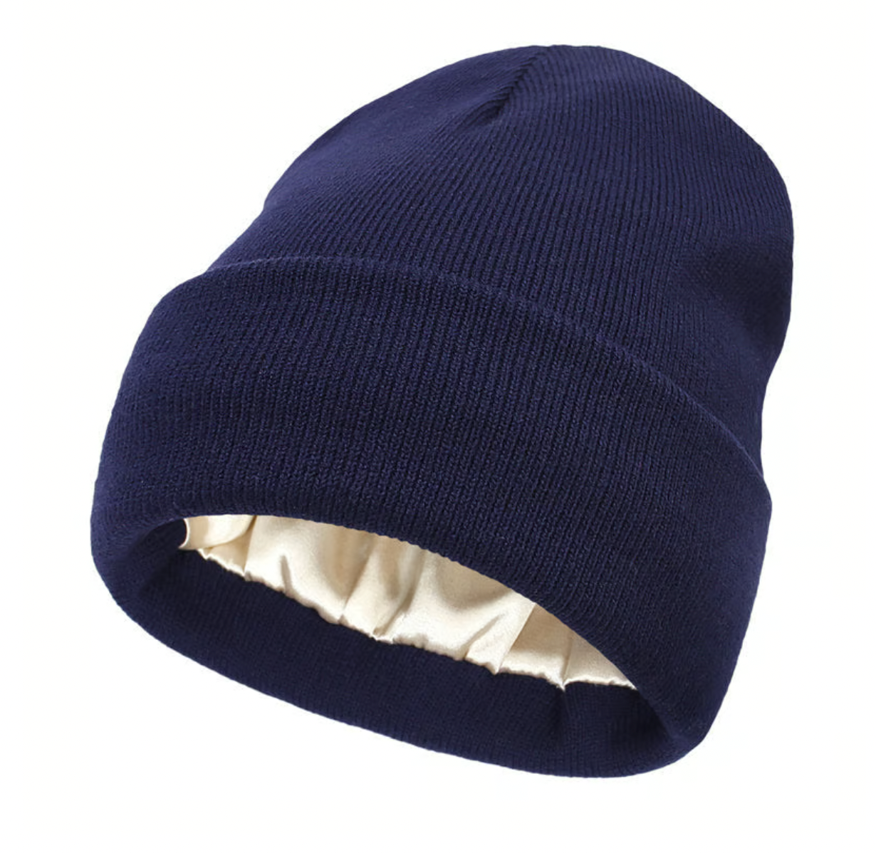 Solid Color Satin Lined Wool Hat