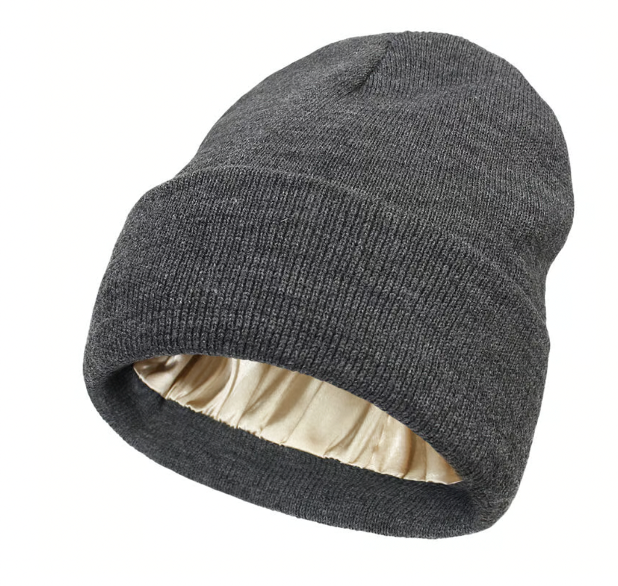 Solid Color Satin Lined Wool Hat