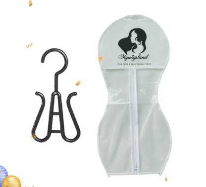🔥2025 New Arrival-🔥New Design Hourglass-Shaped Wig Storage Bag with Hanger