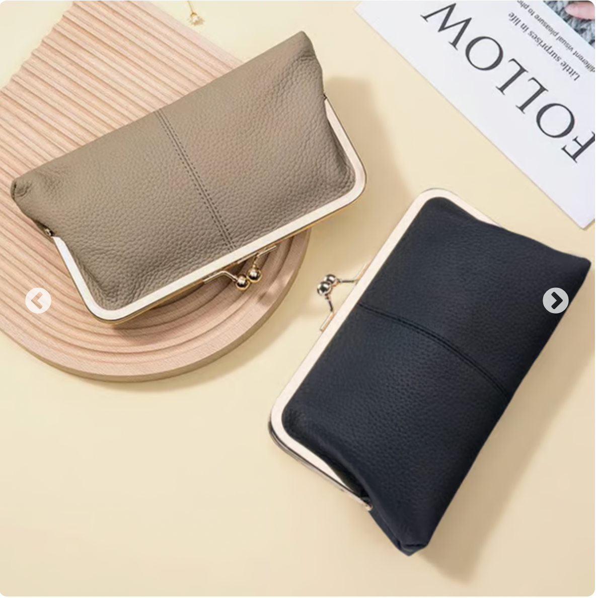 PU Leather Wallet with Large Capacity