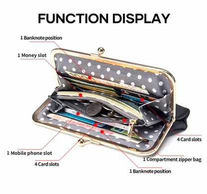 PU Leather Wallet with Large Capacity